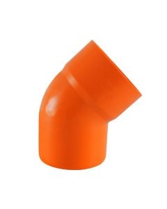 Elbow, PVC, Ø100mmx45°