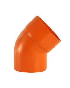 Elbow, PVC, Ø125mmx45°