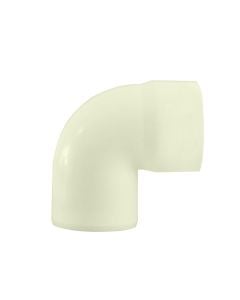 Elbow, PVC, Ø75mmx90°, white