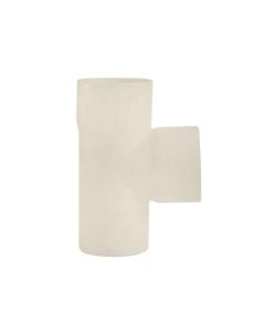 Tee, PVC, Ø75mm, white
