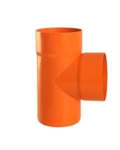 Tee, PVC, Ø125mm