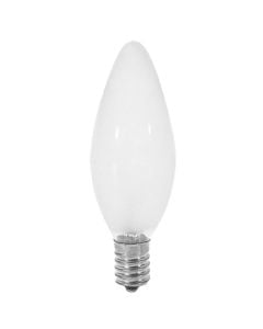 Candle lamp 230V-60W, E-14, Frosted,1000H