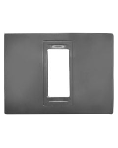 1 mod. Cover frame graphite grey Unica Allegro