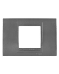 2 mod. Cover frame graphite grey Unica Allegro