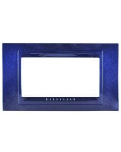 4 mod. Cover frame indigo blue Unica Allegro