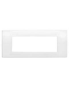 6 mod. Cover frame white Unica Allegro