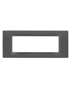 6 mod. Cover frame graphite grey Unica Allegro