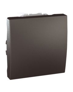10 AX one-way screwless terminals graphite Unica