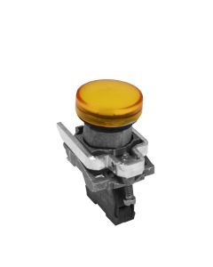 Yellow LED signal lamp 230 V