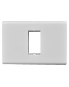 One gang frame plus frontplate