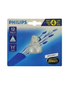 Halogen Lamp dichroic 4 year 20W GU4-12V, MR11 30°