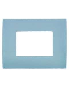 ABB cover frame, 3 module, blue color