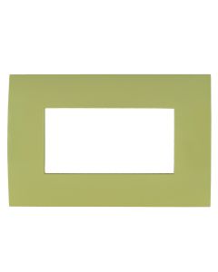 ABB cover frame, 4 module, yellow color