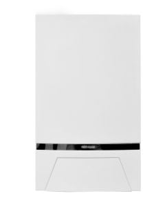 Gas water heater for central heatting and hot water