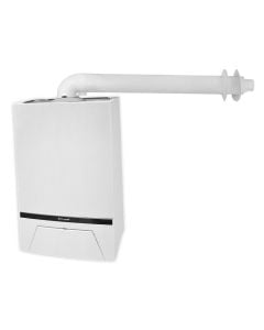 Gas water heater for central heatting and hot water