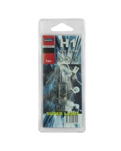 Car bulb H1 12V 55W in blister 1piece