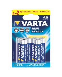 Bateri HIGH E AA BLI 6 (4+2)