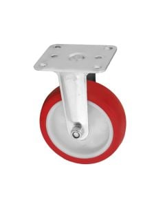 Static wheel red color, w=12.5cm, h=15.7cm, weight = 125kg