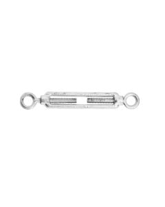 JIS frame type turnbuckle with hook and eye (galvanized steel