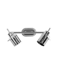Tu 2 spot,G9 2X40W,metal+glass,chrome color