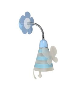 Wall light Fatina 1xE14 40W, oriented, blue