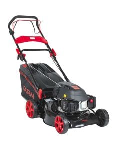 Petrol lawn mower, Farm, FLM461SKM, 4 stroke, 139 cm³, 46 cm, 25-75 mm, 65 L catcher, 1100 m², with active wheels