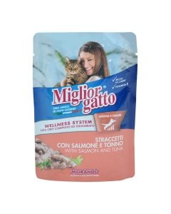 Cat food, Miglior Gatto, 100gr, with salmon and tuna