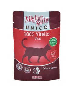 Cat food, Miglior Gatto, 85gr, with vegetables