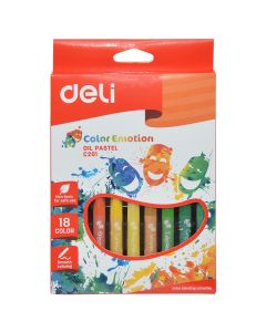 Oil Pastel, Deli, 18 cope