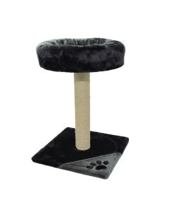 Cat scratcher and seat, Trixie, 35x35xH52 cm, mixed shape, dark gray