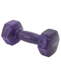 Dumbbel, 4 kg, plastic cover