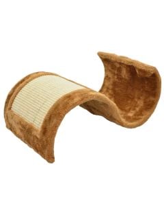 Cat scratcher, Trixie, 18x29x50 cm, wavy shape, brown