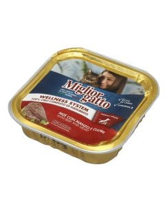 Cat food, Miglior Gatto, 100gr, with beef