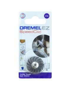 Brush with hard synthetic bristles, Dremel, 25 mm, Grit 36