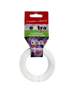 Line for grass trimmer, Extra flor, 1.6 mm x 15 m, circular, white