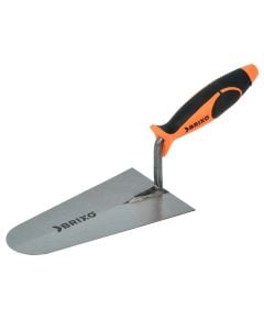 Trowel, Brixo, round toe ,Hardened steel blade , plastic handle 19 cm