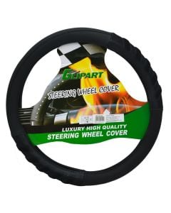 Steering wheel cover, Enkelit, GP-90104, masa L, black