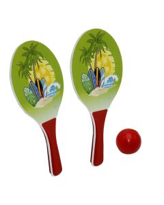 Table tennis bats set 2 racket + 1 ball, Knax, 19x32.5x0.5 cm