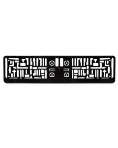 Portotargë plastike, Petex, Schwarz, 530x133 mm, 1 copë