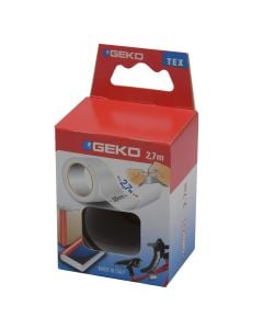 Plasticized cloth adesive tape Geko, Tex, 38 mm x 2.7 m, white