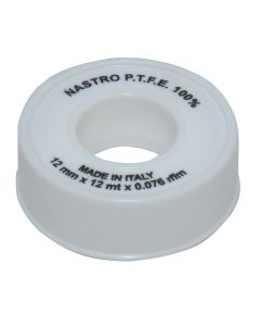 Teflon tape,Geko, 12 mm x 12 m, white