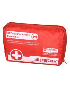 Car First Aid Kit, Petex, DIN 13164, Red