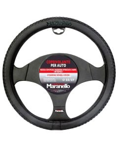 Steering wheel cover, Maranello, 33/37 cm, black