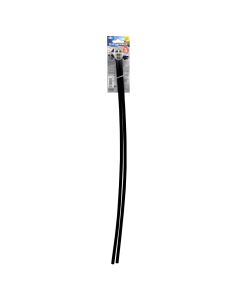 Pair of door edge protectors, Ototop, 2 x 60 cm, black