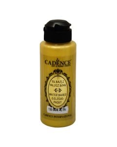 Metallic acrylic paint, Cadence, Gilding, 120 ml, Pure Gold