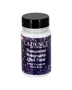 Holographic effect paint, Cedence, 90 ml, transparent