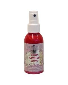 Fabric paint, Cadence, Your fashion shine, 100 ml , metalic, crimson red