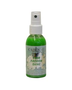 Fabric paint, Cadence, Your fashion shine, 100 ml , metalic, grass green