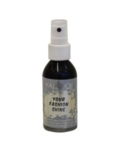 Fabric paint, Cadence, Your fashion shine, 100 ml , metalic, black