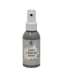 Fabric paint, Cadence, Your fashion shine, 100 ml , metalic, gray